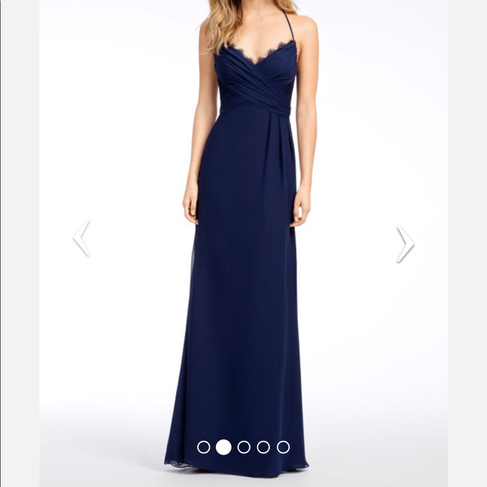 BURGUNDY Hayley Paige Occasions bridesmaids dress